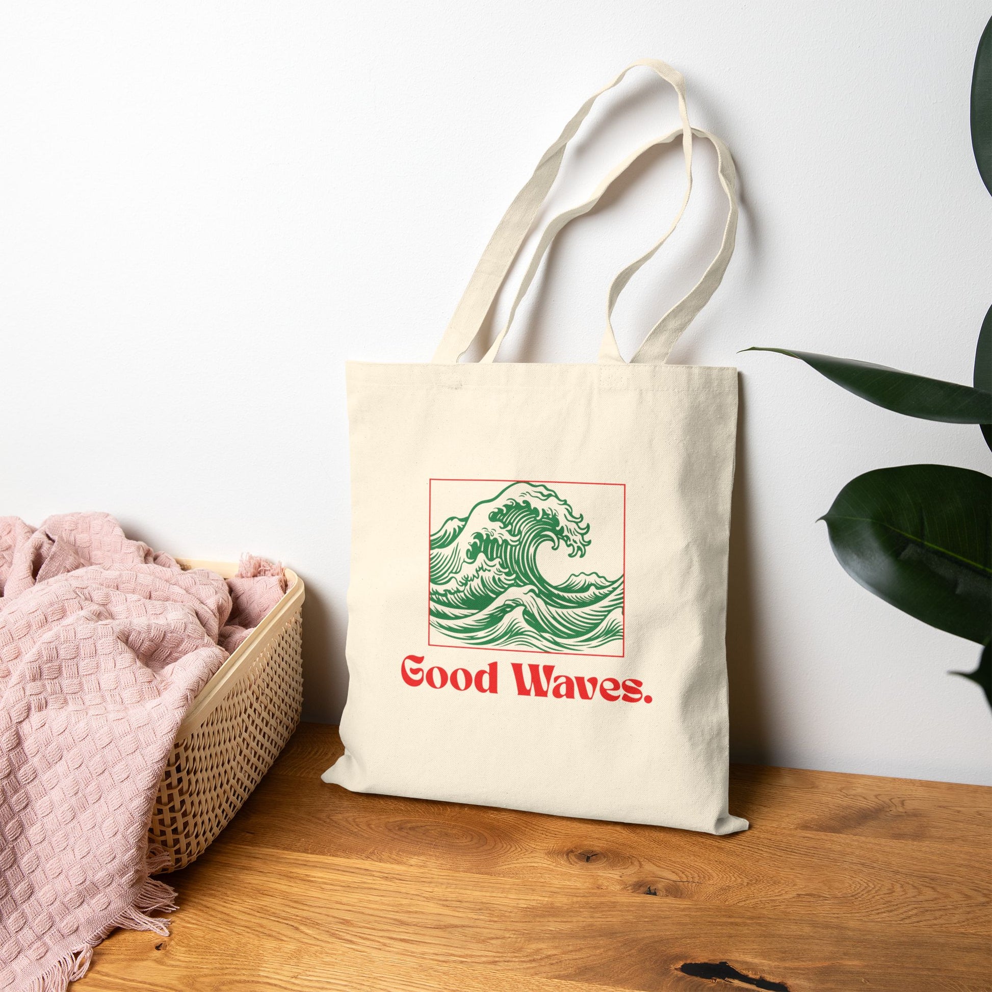 Good Waves Tote Bag