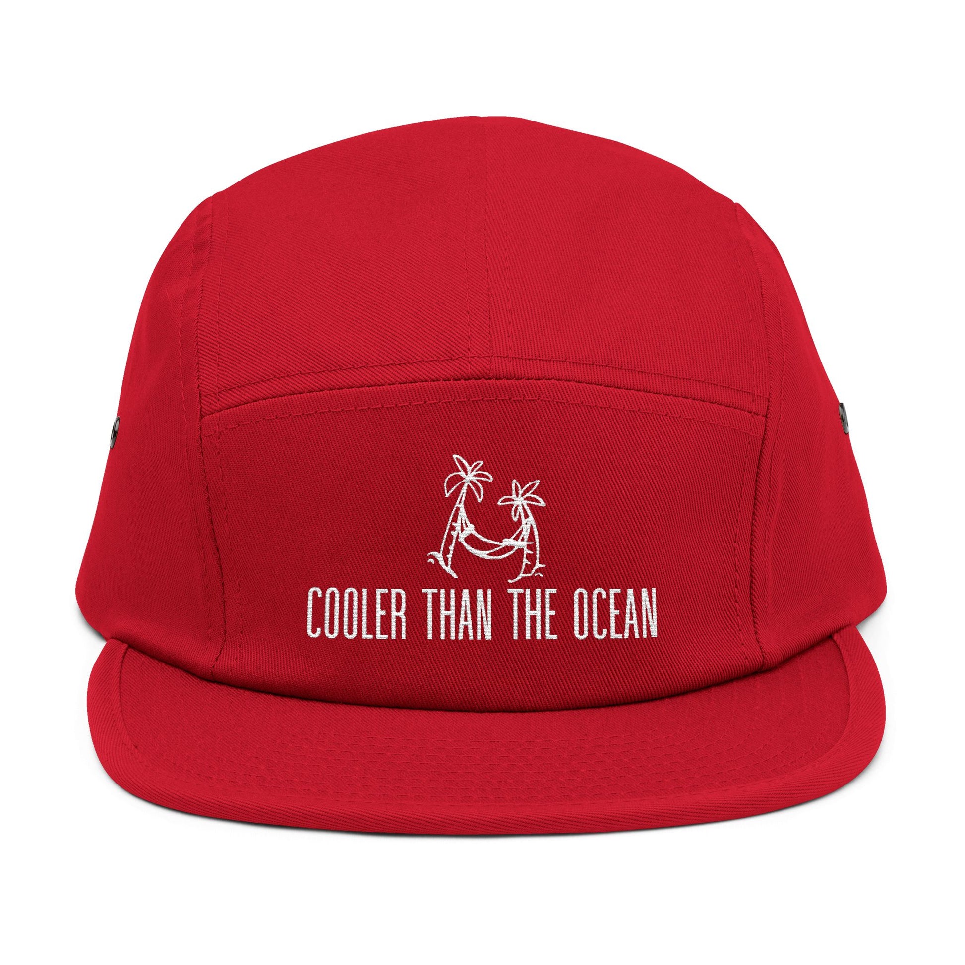 Embroidered 5 Panel Cap