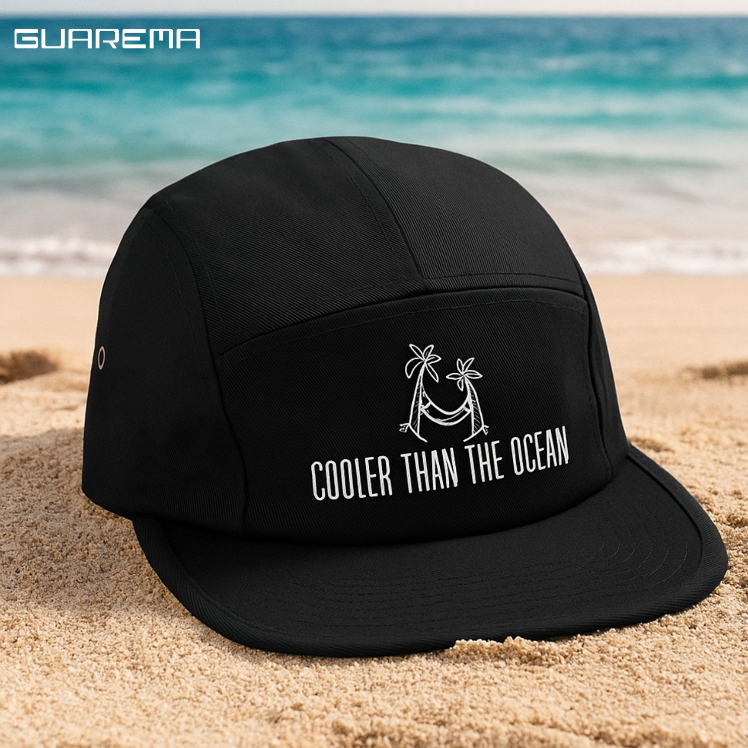 Embroidered 5 Panel Cap