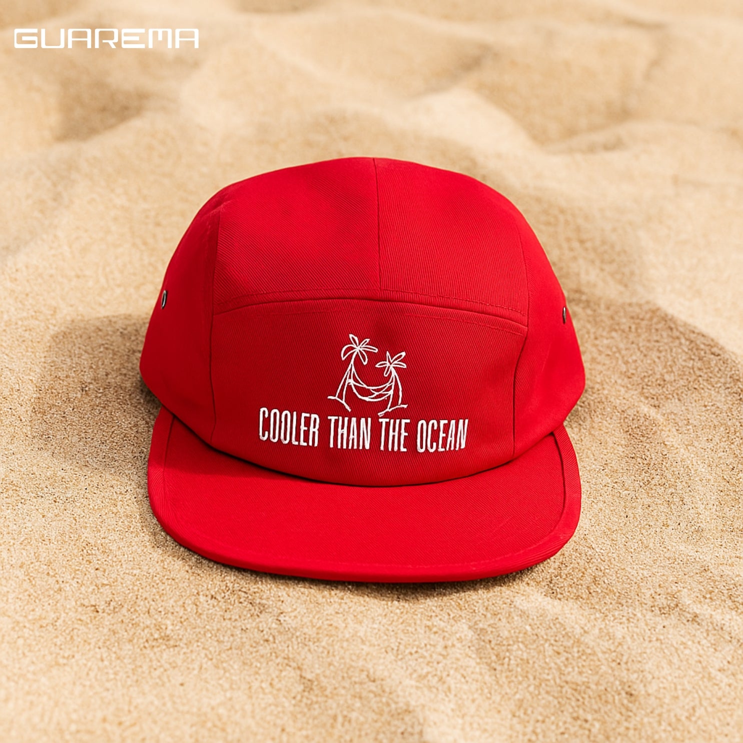 Embroidered 5 Panel Cap