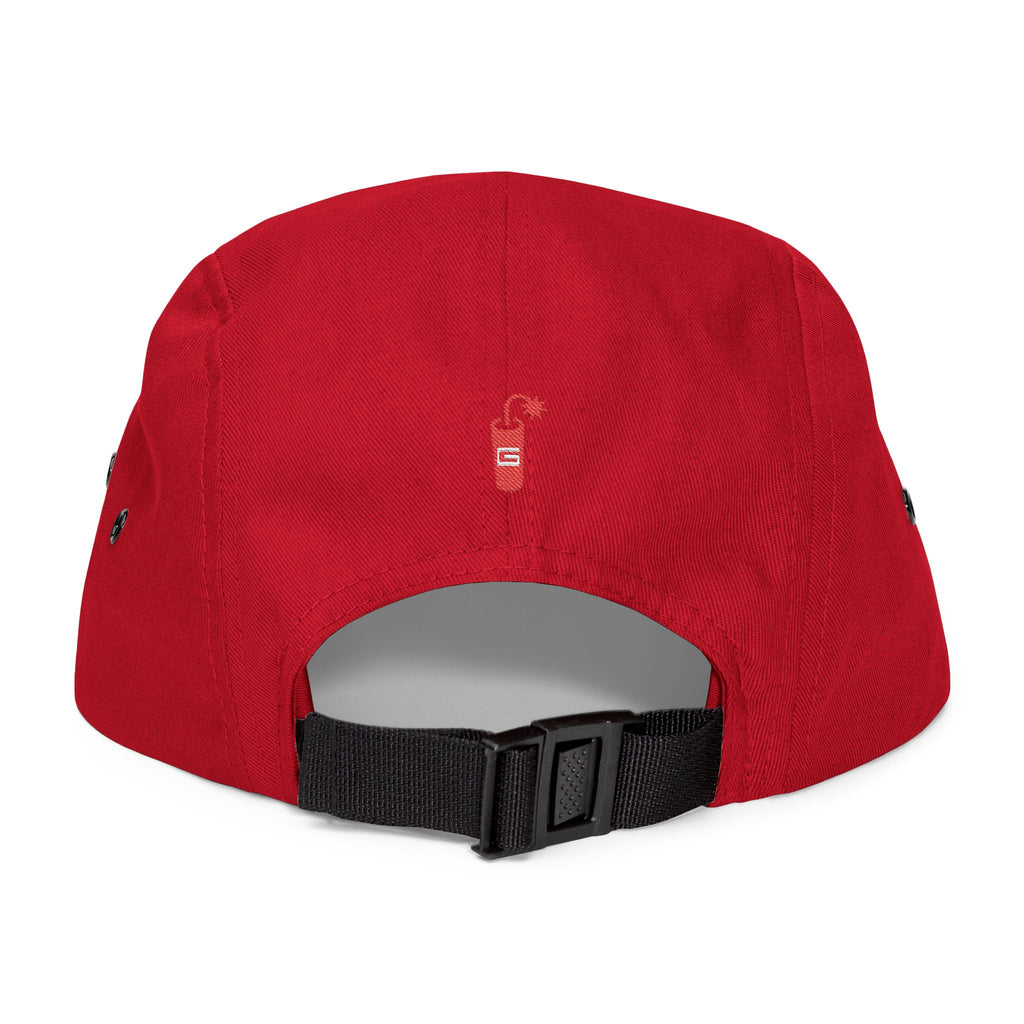 Embroidered 5 Panel Cap