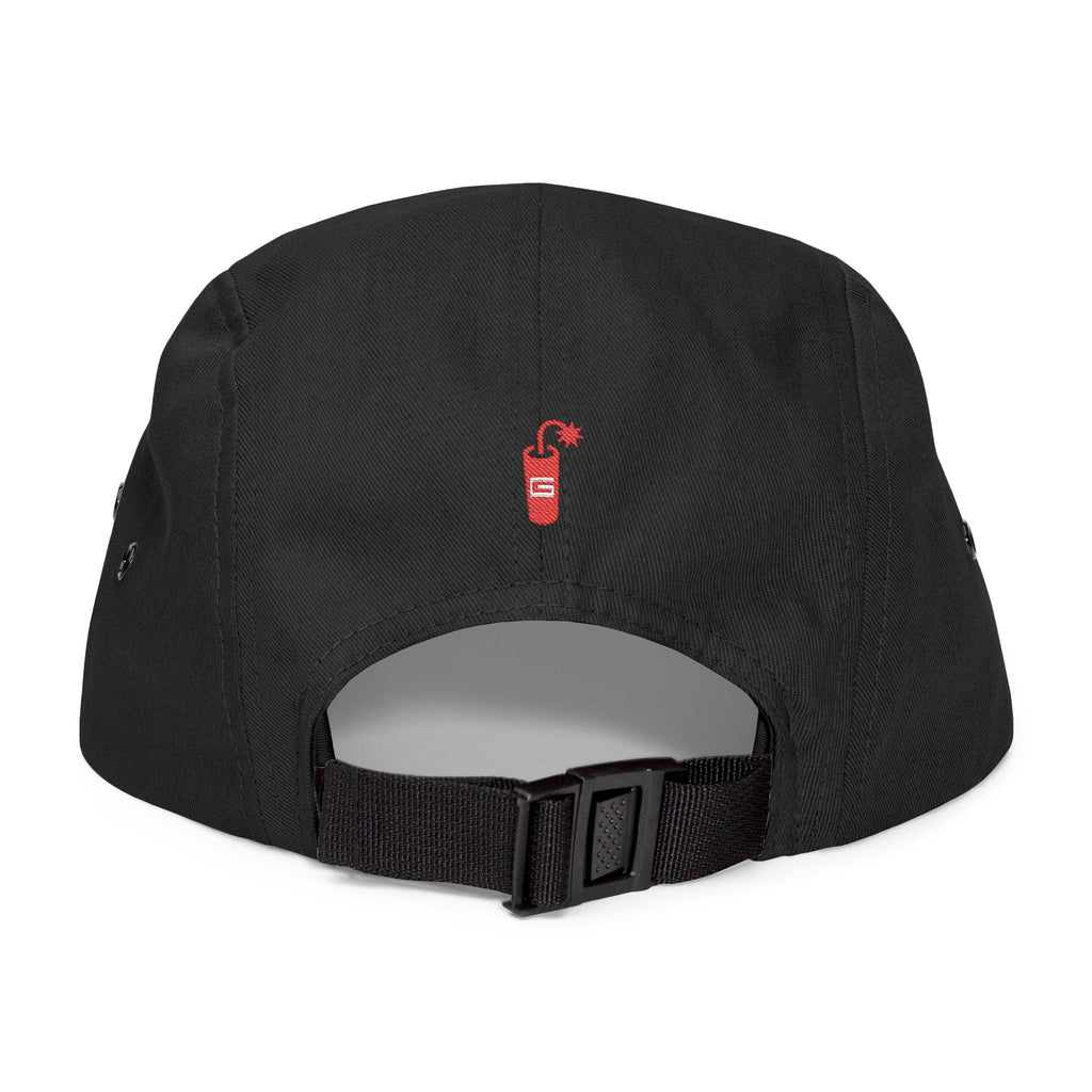 Embroidered 5 Panel Cap